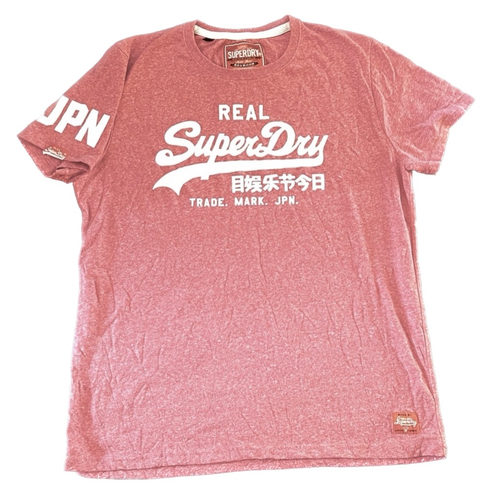 Superdry “Japan spirit” pink/white. 2XL men’s shirt. not worn only tried on. - Picture 2 of 7